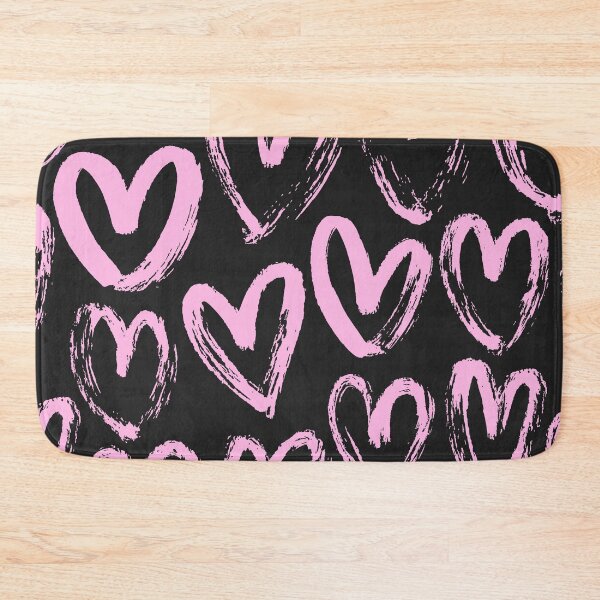 Item preview, Pink Hearts Hand Drawn Pattern designed and sold by jianina-alondra.