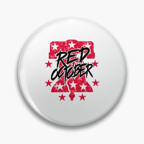 Item preview, Red October Bold Red Stars Patriotic Philadelphia Baseball Graphic designed and sold by Glow-Paw-Studio.