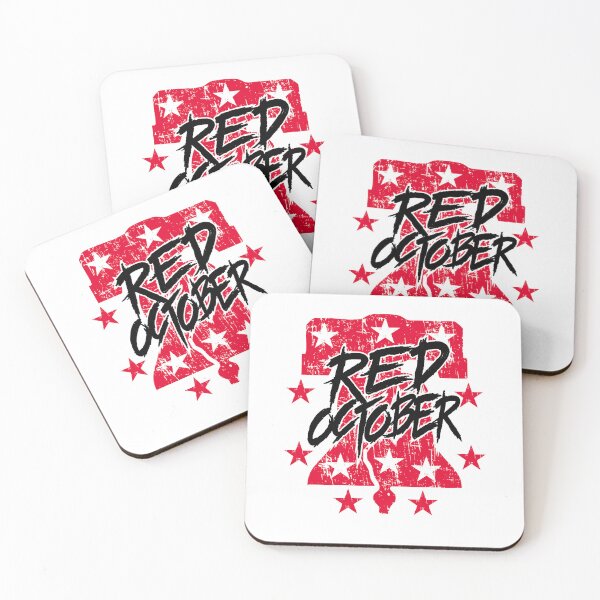 Item preview, Red October Bold Red Stars Patriotic Philadelphia Baseball Graphic designed and sold by Glow-Paw-Studio.