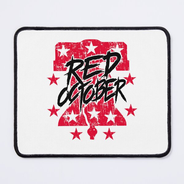 Item preview, Red October Bold Red Stars Patriotic Philadelphia Baseball Graphic designed and sold by Glow-Paw-Studio.