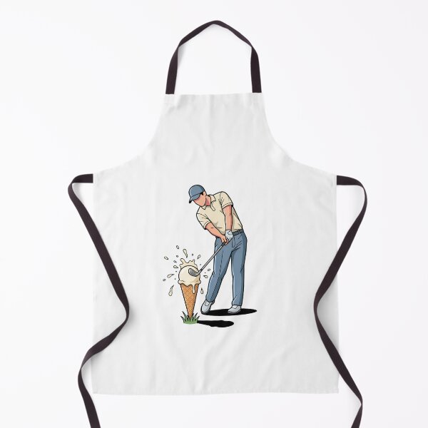 Item preview, Funny Golfer Hitting Ice Cream Cone Tee designed and sold by Rare By Hero.