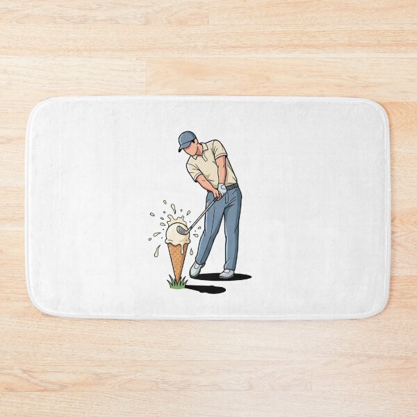 Item preview, Funny Golfer Hitting Ice Cream Cone Tee designed and sold by Rare By Hero.