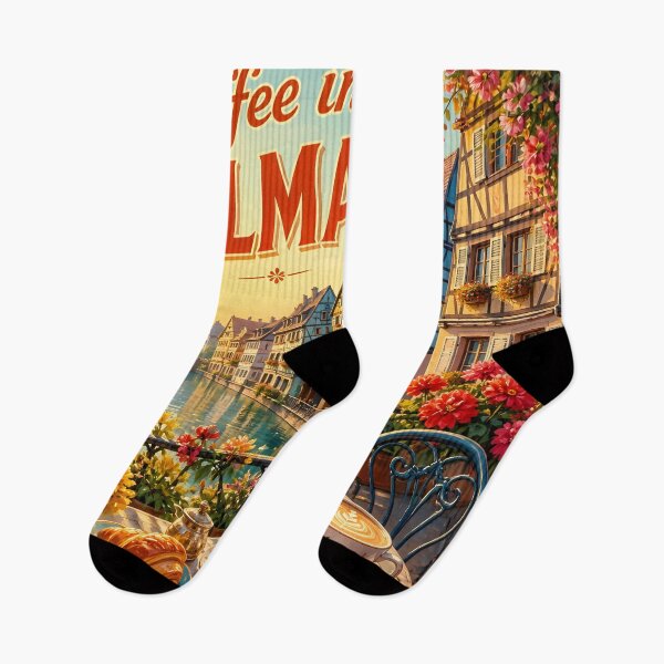 Item preview, Colmar, France: scenic-Style Painterly Scenic Travel Poster designed and sold by LSVart.