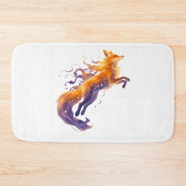 Item preview, mystical watercolor fox designed and sold by introvertarts.