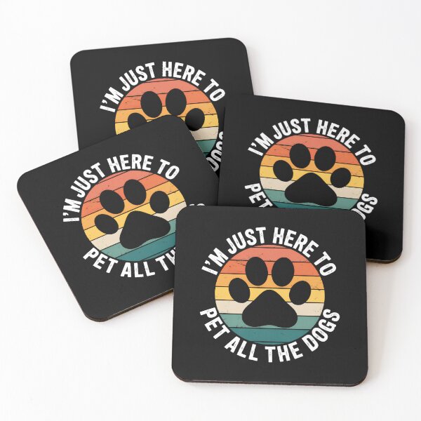 Item preview, Retro Paw Print Pet Dogs Funny Quote designed and sold by OlyvieArt.