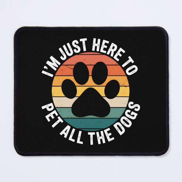 Item preview, Retro Paw Print Pet Dogs Funny Quote designed and sold by OlyvieArt.