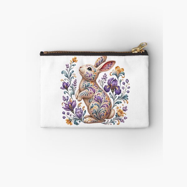 Item preview, Floral Folk Rabbit Botanical Bunny designed and sold by PetalGarden.