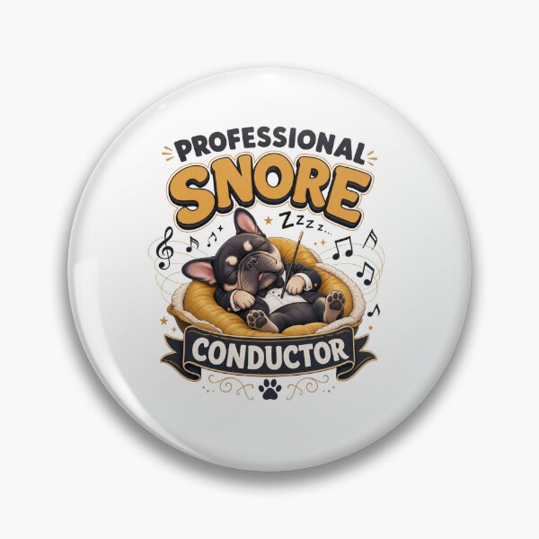 Item preview, Professional Snore Conductor French Bulldog Dog Dad T-Shirt designed and sold by Ashley critters.