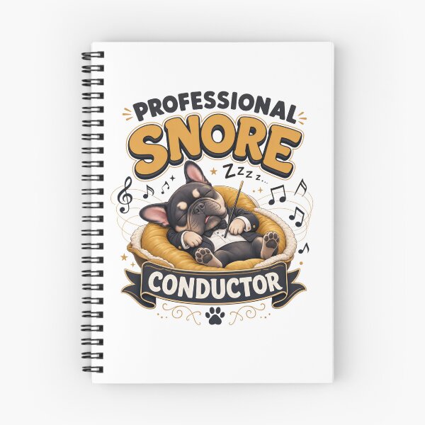 Item preview, Professional Snore Conductor French Bulldog Dog Dad T-Shirt designed and sold by Ashley critters.