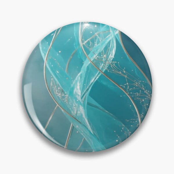 Item preview, Ethereal Aqua Energy Ribbons designed and sold by ClarityPulse Studio.
