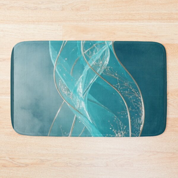 Item preview, Ethereal Aqua Energy Ribbons designed and sold by ClarityPulse Studio.