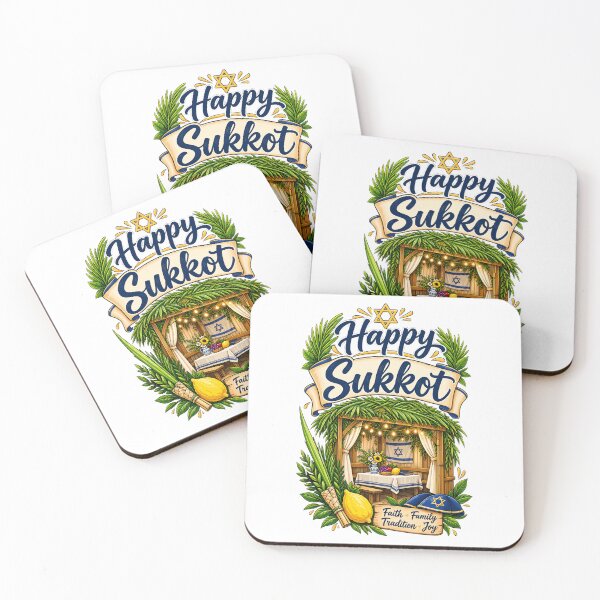 Item preview, Happy Sukkot Faith Family Tradition Joy Jewish Holiday designed and sold by ZIGLWORKS.