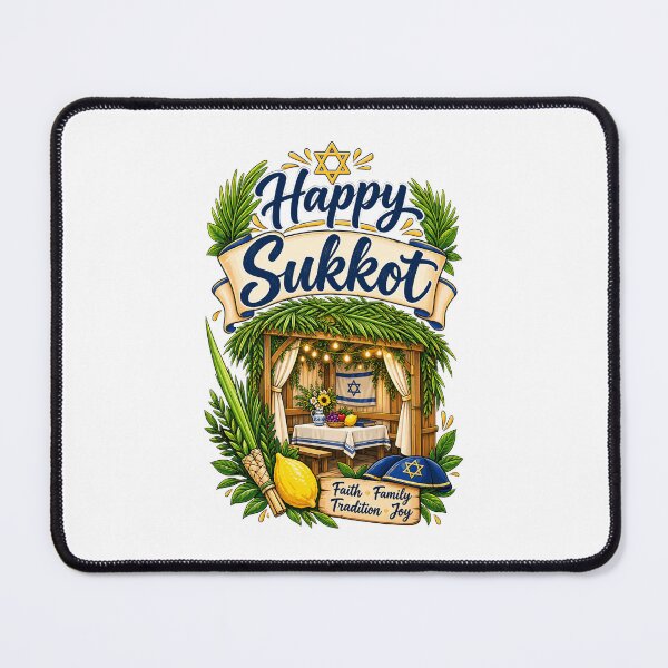 Item preview, Happy Sukkot Faith Family Tradition Joy Jewish Holiday designed and sold by ZIGLWORKS.