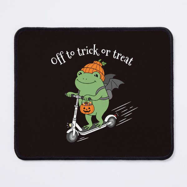 Item preview, Off To Trick Or Treat Pumpkin Spooky Halloween Frog Scooter designed and sold by w66aboo.