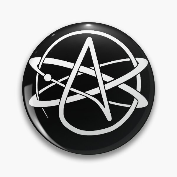 Item preview, Atheist Atheism Atom Symbol designed and sold by MathWare MathClips.