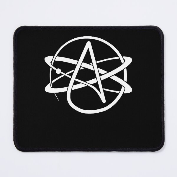 Item preview, Atheist Atheism Atom Symbol designed and sold by MathWare MathClips.