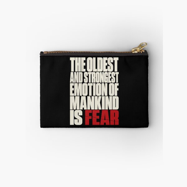 Item preview, Lovecraft Fear Quote – Bold Crimson Finale designed and sold by Fenay Designs.