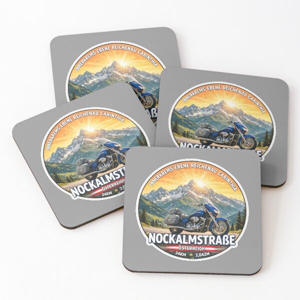 Item preview, Nockalm Road, Nockalmstrasse, Austria Motorcycle Sticker TShirt 04 designed and sold by OuterShellUK.