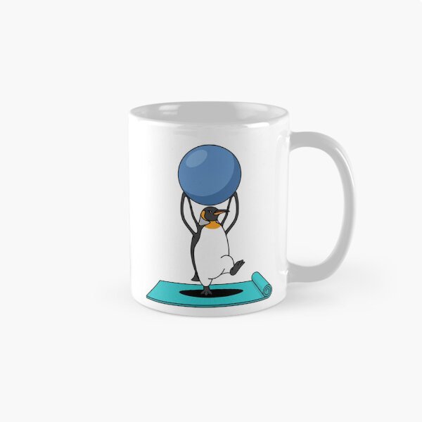 Item preview, Funny King Penguin Pilates Ball Balance Workout designed and sold by Rare By Hero.