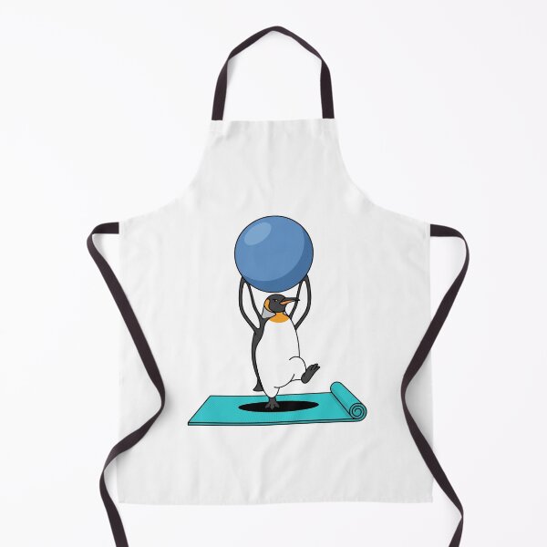 Item preview, Funny King Penguin Pilates Ball Balance Workout designed and sold by Rare By Hero.