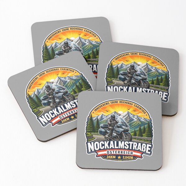 Item preview, Nockalm Road, Nockalmstrasse, Austria Motorcycle Sticker TShirt 05 designed and sold by OuterShellUK.