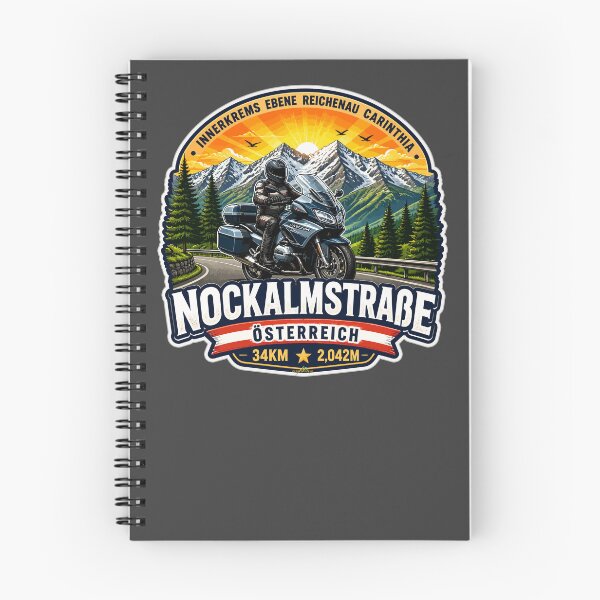 Artikelvorschau, Nockalmstraße, Österreich Motorradaufkleber T-Shirt 05 entworfen und verkauft von OuterShellUK.