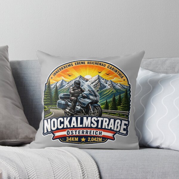 Item preview, Nockalm Road, Nockalmstrasse, Austria Motorcycle Sticker TShirt 05 designed and sold by OuterShellUK.