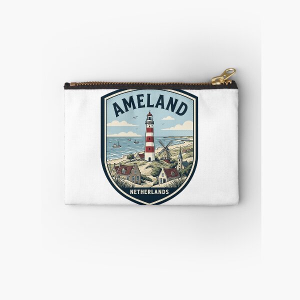 Item preview, Vintage Ameland Netherlands Lighthouse Coastal Badge designed and sold by k3rstman1.