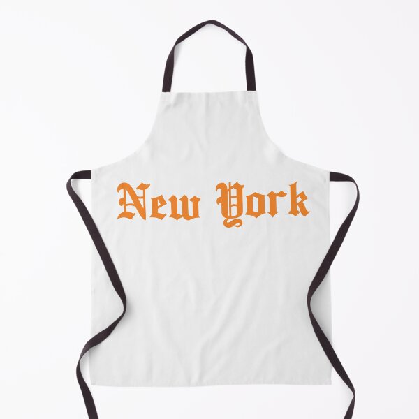 Item preview, New York in orange gothic text designed and sold by Hoods and Boros.