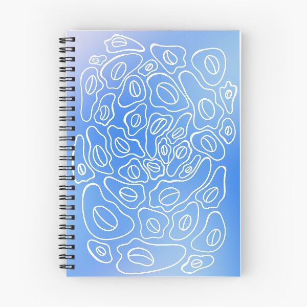 Item preview, barnacles - white + blue background designed and sold by Strataes.