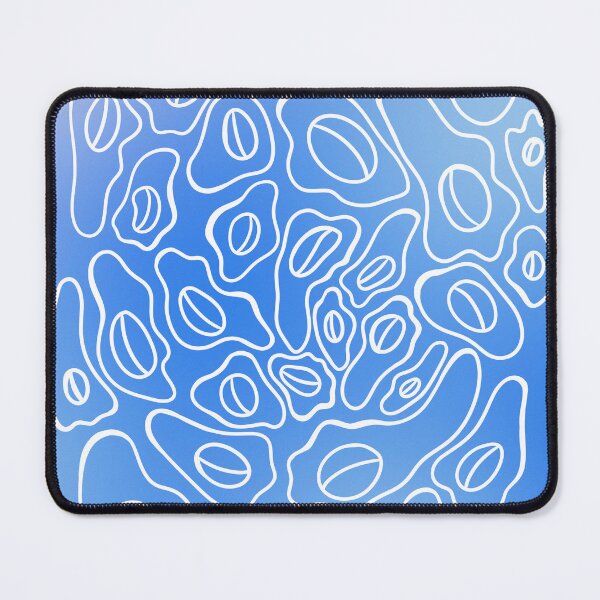 Item preview, barnacles - white + blue background designed and sold by Strataes.