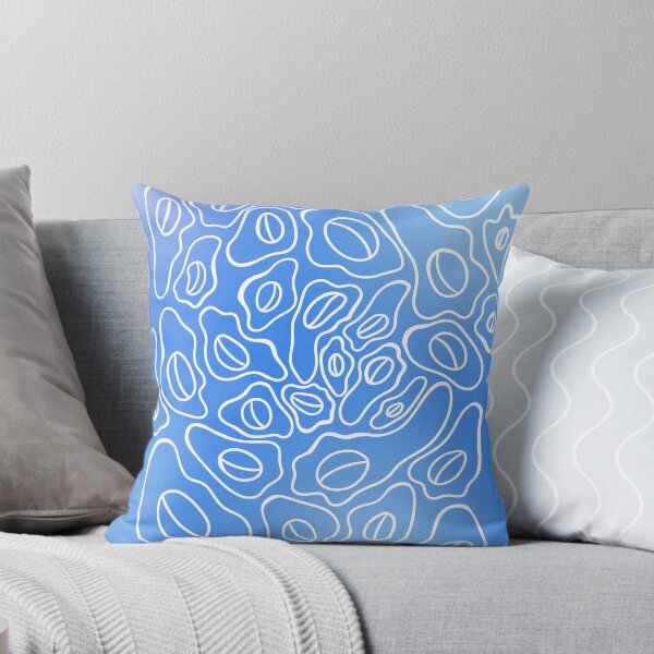 Item preview, barnacles - white + blue background designed and sold by Strataes.