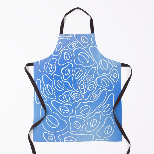 Item preview, barnacles - white + blue background designed and sold by Strataes.