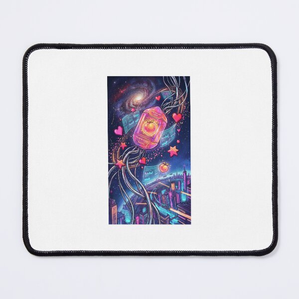 Item preview, Peach Cyber Capsule Sticker designed and sold by blossomfun.