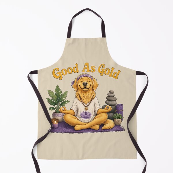 Item preview, Good As Gold | Golden Retriever Zen Mode designed and sold by FireWildChild.