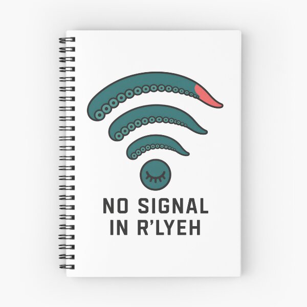 Item preview, Lovecraft No Signal in R'lyeh – Tentacle Wi-Fi designed and sold by Fenay Designs.