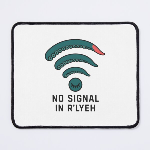 Item preview, Lovecraft No Signal in R'lyeh – Tentacle Wi-Fi designed and sold by Fenay Designs.