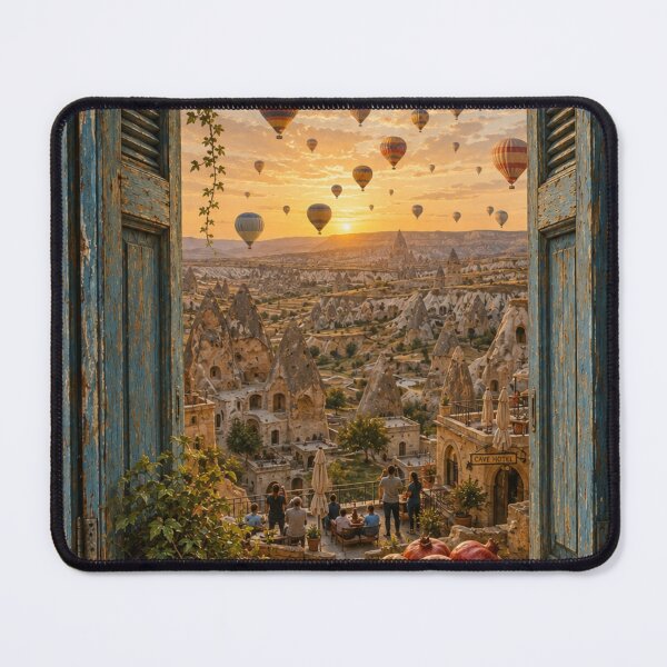 Item preview, Cappadocia Hot Air Balloons Window View designed and sold by Ada’s Mystic Atelier .