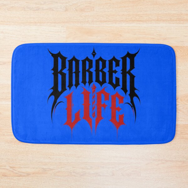Item preview, Barber Life Gothic Typography Metal Streetwear Design designed and sold by Barber MD Culture.