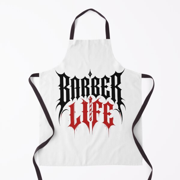Item preview, Barber Life Gothic Typography Metal Streetwear Design designed and sold by Barber MD Culture.