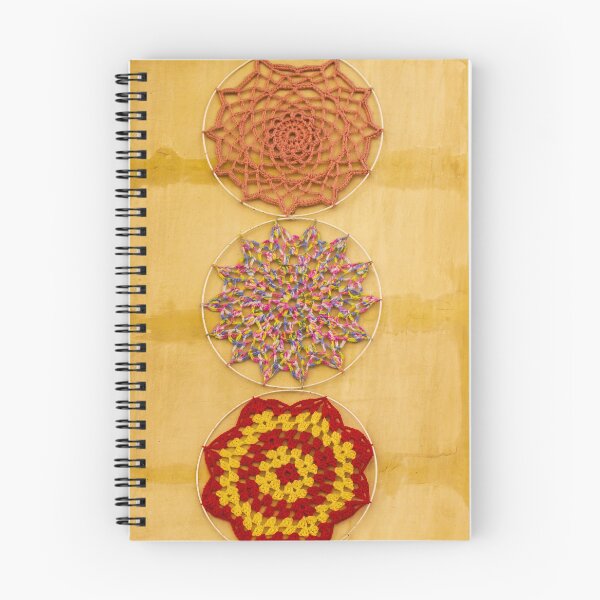 Item preview, Colorful Crochet Wall Hangings On Yellow Rustic Wall — Bohemian Handmade Textile Decor designed and sold by Nmallia.