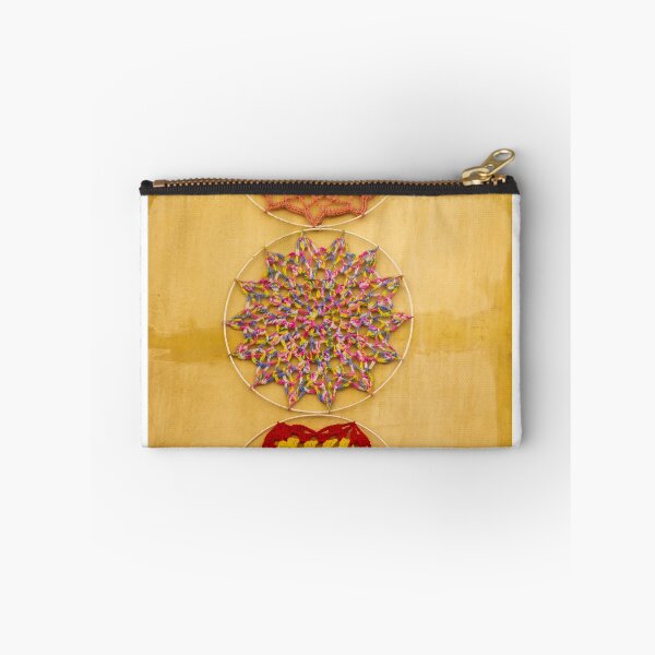 Item preview, Colorful Crochet Wall Hangings On Yellow Rustic Wall — Bohemian Handmade Textile Decor designed and sold by Nmallia.