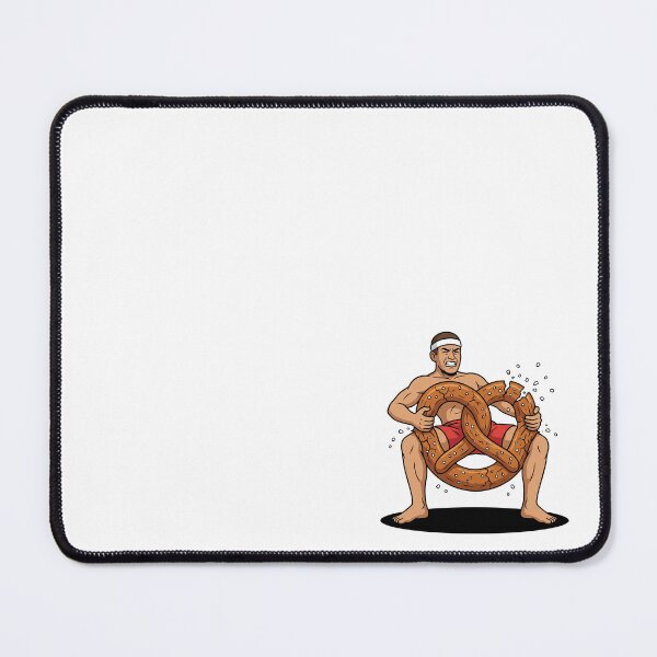 Item preview, Funny Athlete Squeezing Giant Salted Pretzel Workout designed and sold by Rare By Hero.