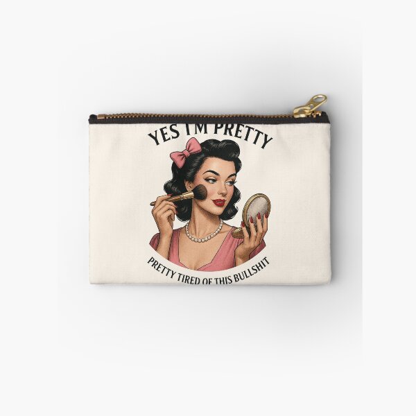 Item preview, Funny Retro Yes I'm Pretty - Pretty Tired Of This Bullshit designed and sold by legendaryskins.