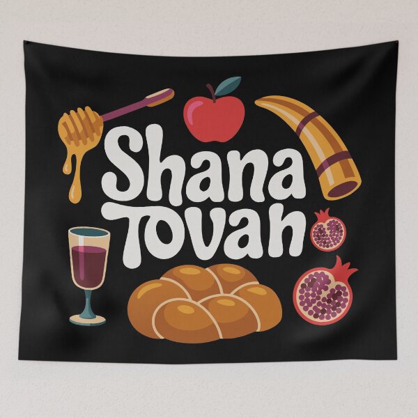 Item preview, Shana Tovah, Rosh Hashanah, Men Women Kids, Jewish New Year  designed and sold by Colorfulman.