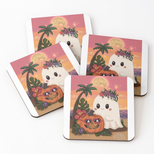 Item preview, Boo’s Tropical Jack O’ Lantern | Summerween Adventure designed and sold by MissFionaBArt.