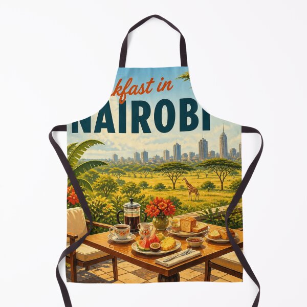 Item preview, Nairobi, Kenya: scenic-Style Travel Poster designed and sold by LSVart.