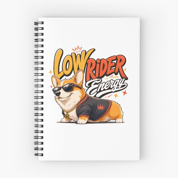 Item preview, Low Rider Energy Corgi Dog Dad Funny Kawaii T-Shirt designed and sold by Ashley critters.