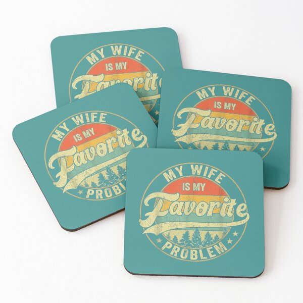 Item preview, My Wife is My Favorite Problem Funny Retro Vintage designed and sold by mjohnson9.