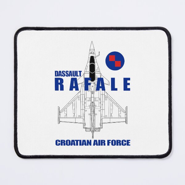 Item preview, Dassault Rafale Croatian Air Force Technical Blueprint - Black Edition designed and sold by Magazine Combate.
